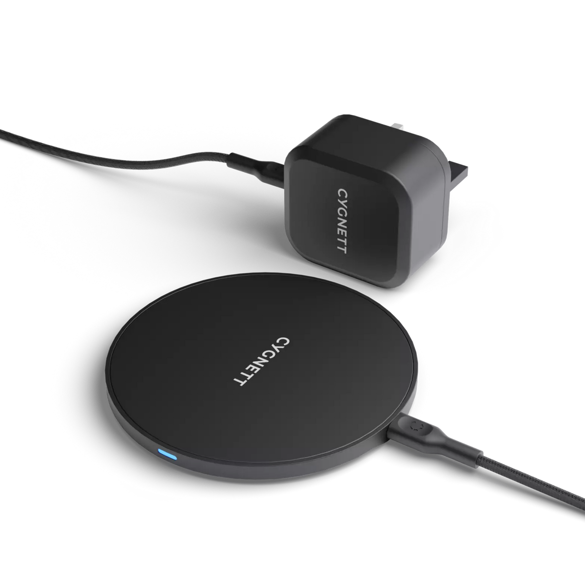 Wireless Charges Usb Cygnett Wireless & Wired FAST USB Charger Bundle (Black)